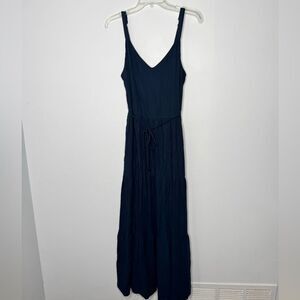 Splendid navy maxi summer dress size large